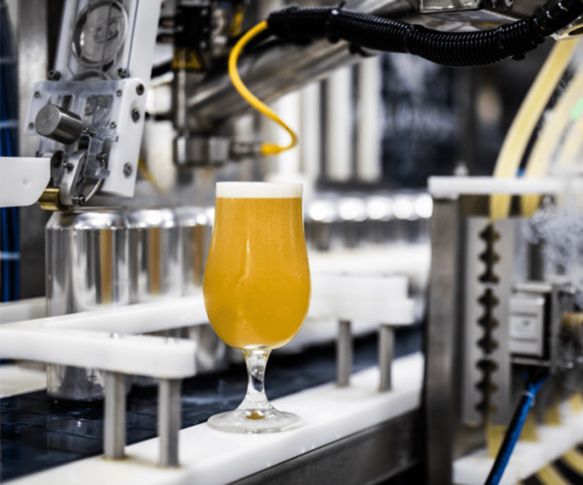 Manufacturing alcohol beverages within factory environment
